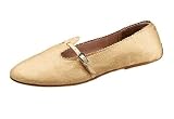 Marken-Ballerina beige Damen-Schuhe Beige