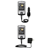 Essential Kit for the HTC Polaris - includes Car and Wall Charger with Rapid Charge Technology - Gomadic Brand w/ TipExchange Technology