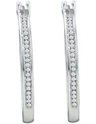 0.15CT-DIA MICRO-PAVE HOOPS