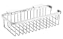 :USE Bath/Shower Baskets 12-Inch Rectangular Basket, Polished Chrome