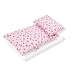 Pinolino 28350-7 - Bettzeug f�r Puppenbetten, 3-tlg., Herzchen rosa