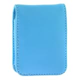 Premium Baby Blue Flip Leather Case with Belt Clip for Apple 3rd Generation iPod Nano 4GB 8GB