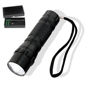 75 Lumen Premium LED Flashlight with Holster, Batteries & Gift Box