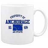 New  Property Of Anchorage / Athl Dept  Alaska Mug Usa City