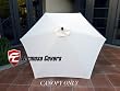 9ft Umbrella Replacement Canopy for 6 Ribs in Off White (Canopy only)