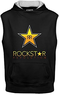 Neyyto Rockstar Energy Drink Men's Sleeveless Hoodie