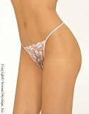Crotchless oriental design thong - Sensual Mystique