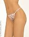 Crotchless oriental design thong - Sensual Mystique