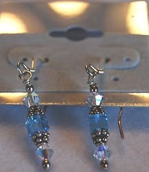 Light Sapphire I Swarovski Crystal Earrings