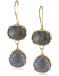 Coralia Leets Jewelry Design "Riviera Collection" Oval and Tear Drop French Wire Earrings