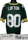 James Lofton signed Green Bay Packers Green Prostyle Jersey HOF 03- JSA Hologram