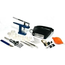 Watch Band Battery Changing Case Opener Loupe Tools