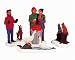 Lemax Christmas Village Collection Lighted All Together Now! 4-Piece Set #24799