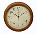Equity Time 25506 12 Solid Wood Wall Clock