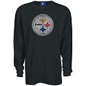 Reebok Pittsburgh Steelers Black Thermal Long Sleeve Top
