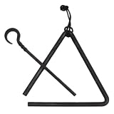 Old Iron Cowboy Western Dinner Triangle Calling Bell
