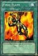2002 Legend of Blue Eyes White Dragon Unlimited LOB-100 Final Flame (R)
