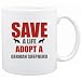 New  Save A Life , Adopt A German Shepherd  Mug Dog