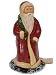 Ino Schaller Rare Paper Mache Candy Holder Santa with no Tree - Bag only; Signed Limited Edition