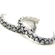 Dragon Texture Rhinestone Hoop Earrings Fashion Jewelry