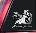 Michael Jackson 1958 - 2009 Vinyl Decal Sticker - Shiny Chrome