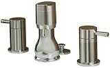 American Standard 2064.401.295 One Fixture-Mounted Bidet Fitting Faucet, Satin