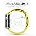 MoKo Apple Watch Band Series 1 Series 2, Soft Silicone Fitness Replacement Sports Band for 38mm Apple Watch 2015 & 2016 All Models, YELLOW (Not fit 42mm Versions)