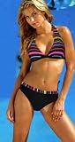 BIKINI schwarz-bunt Gr. 40-44 A-B NEU Nr. 581