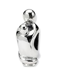 Reflection Beads Silver Family of Two Family Bead