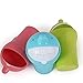 Crusar Plastic Trash Bin Mini Garbage Can for car Pink