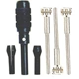 Buy 3 Drill Bit Pin Vise Chuck Set + 3 Mandrels *IMPORTANTnote: the 3 black shafts do...