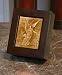 In Angel's Arms Lithophane ShadowBox CherryFinish Wood