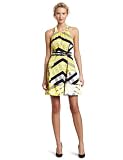 41Odml6NpFL. SL160  halter dress|Jessica Simpson Womens Belted Halter Pockets Dress, Rosalie Sulphur, 8