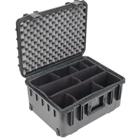 SKB Equipment Case, 20 1/2 x 15 1/2 x 10 with Wheels and Dividers