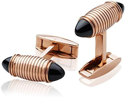 Colibri Jewelry Men's Stanford Rose Gold Cuff Link