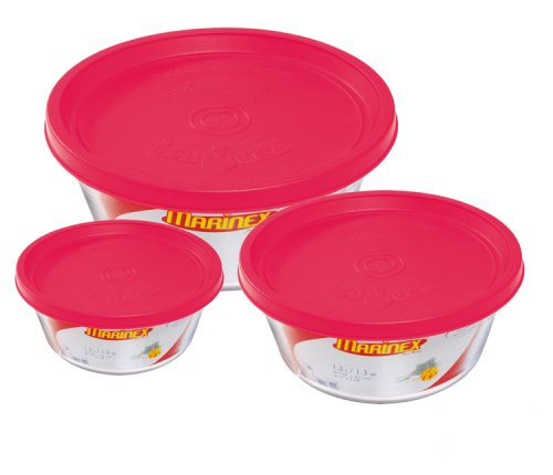 Marinex 6pc. Bowl Set with plastic lids - Gift Boxed