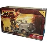  : Indiana Jones Raiders of the Lost Ark Movie Series Vehicle Set - Troop Car with Machine Gun, 3 Barrels and Barricade Plus Inserts that Convert into Diorama and Crate