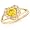 10k Gold Heart Shape Yellow CZ November Birthstone Ring