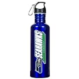 Seattle Seahawks NFL 26oz Blue Stainless Steel Water Bottle