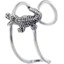 925 Sterling Silver GATOR Oxidized Toe Ring