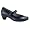 NAVY PATENT LTHR/NAVY NUBUK