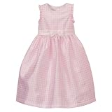 Infant Girls' Perfectly Dressed  Shantung Gingham Dress - Pink