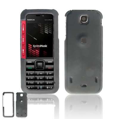BLACK RUBBERIZED COATED COVER HARD CASE PROTECTOR for NOKIA XPRESSMUSIC 5310