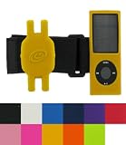 Assorted Colors - Sports Armband and Shoe Silicone Pouch - Complete Solution Compatible with Nike+ iPod Nike Plus Senor for iPod Nano Chromatic 4th (Nano Chromatic MP3 NOT Included)