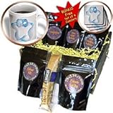 IMAGE OF Yves Creations Masks - Masquerade In Delicate Light Blue - Coffee Gift Baskets - Coffee Gift Basket