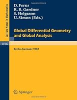 Global Differential Geometry and Global Analysis
