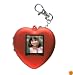 Nextar N1-506 1.5-Inch Heart Keychain Digital Photo Frame (Red)