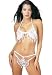 Dangling Pearl Bikini Thong Set by Leg avenue