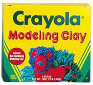 MODELING CLAY 4 PCS RED BLUE GRN YW