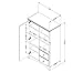 South Shore Sweet Morning Armoire with Drawers, Royal Cherry